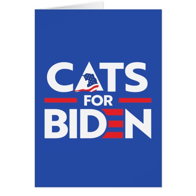 CARTÃO GATOS PARA BIDEN (Frente)