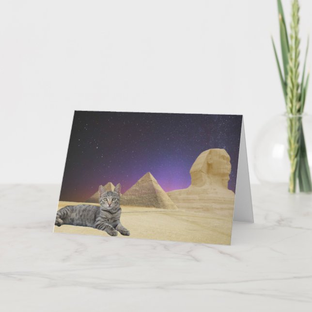 Cartão Gatos Regem! (Frente)