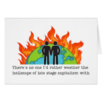 Cartão Gay Aniversário da Ordem Liberal de Humor Engraçad