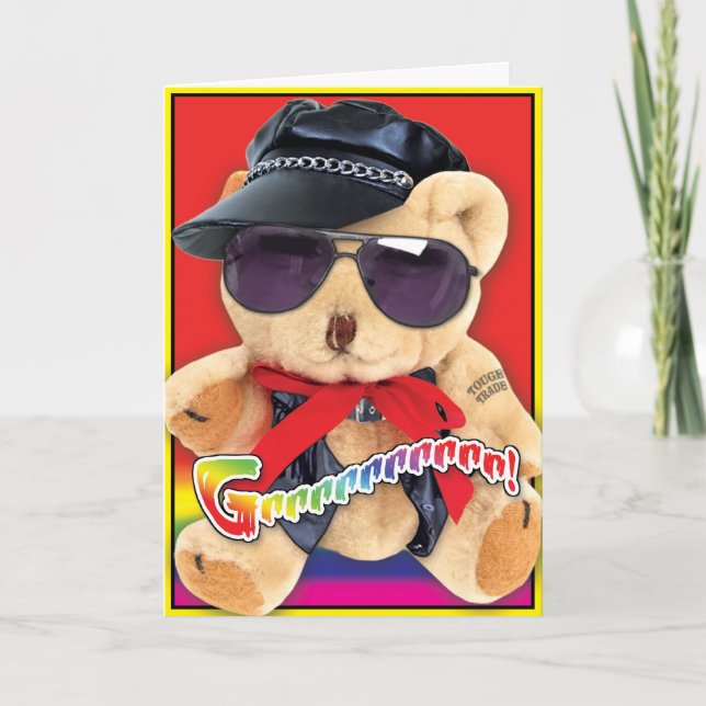 Cartão Gay Bears Cards - Miss U_01 (Frente)