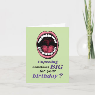 Cartão Gay Birthday Algo Grande