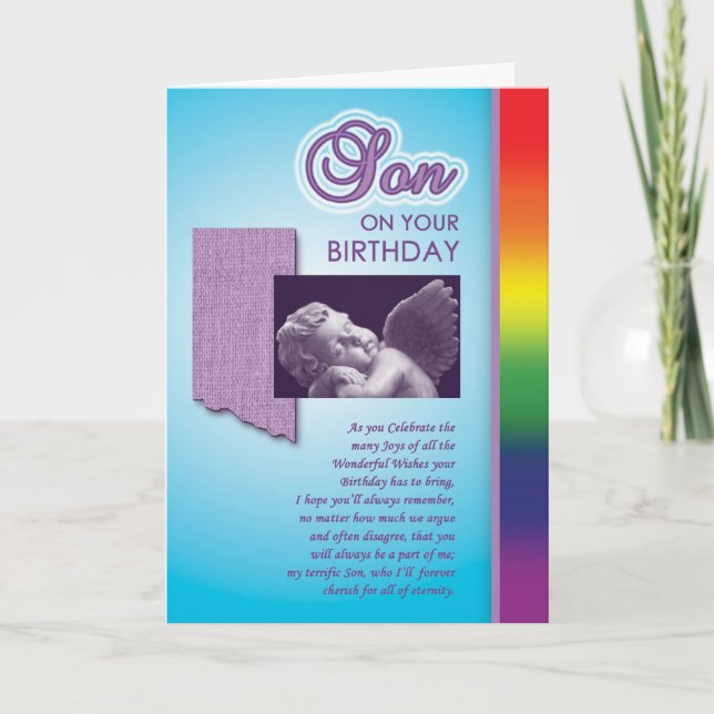 Cartão Gay Cards - Bday Son 01 (Frente)