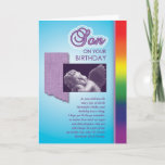 Cartão Gay Cards - Bday Son 01<br><div class="desc">OneLove Happy Birthday Gay Greeting Cards B-DAY SON 01</div>