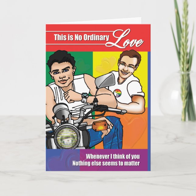 Cartão Gay Cards - No Ordinary Love 02 (Frente)