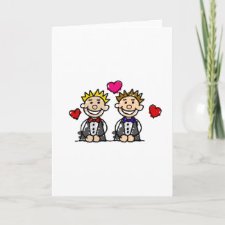 Cartão Gay Couple