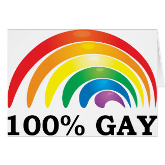 Cartão Gay de 100%