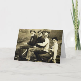 Cartão Gay do vintage