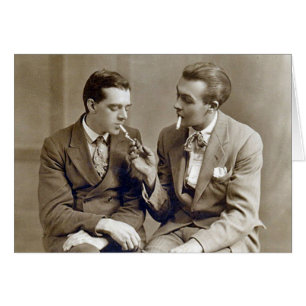 Cartão Gay do vintage