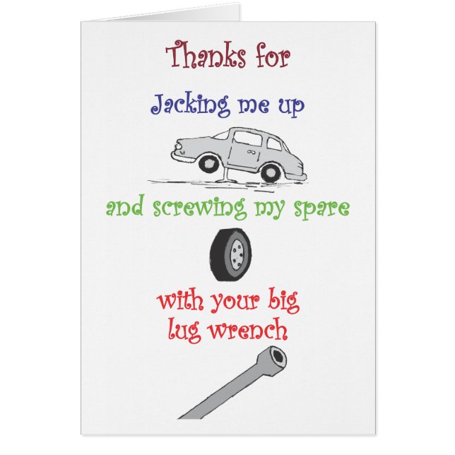 Cartão Gay engraçado (Frente)