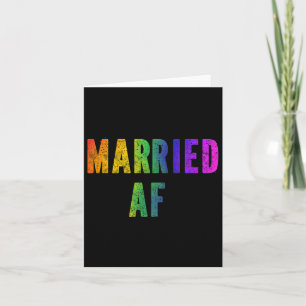 Cartão Gay Lgbtq Casais Lgbt Festa de casamento Tee M
