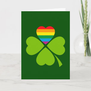Cartão Gay Lucky Clover