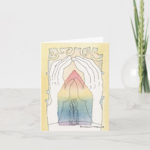 Cartão Gay Marriage or Union Notecard