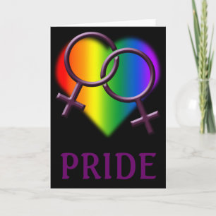 Cartão Gay Pride Greeting Cards Custom Rainbow Love Cards