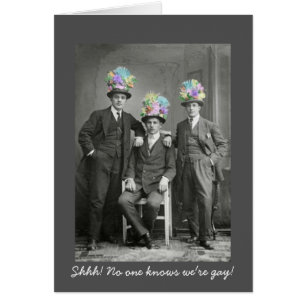 Cartão Gay que vem para fora incentivo engraçado de NCOD