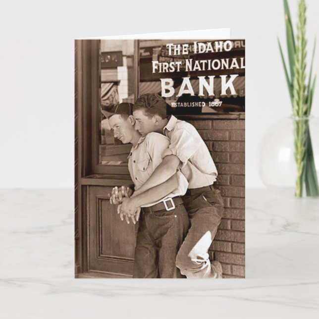 Cartão Gay Vintage (Frente)