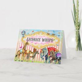 CARTÃO GC LICORICE FOOD CARD