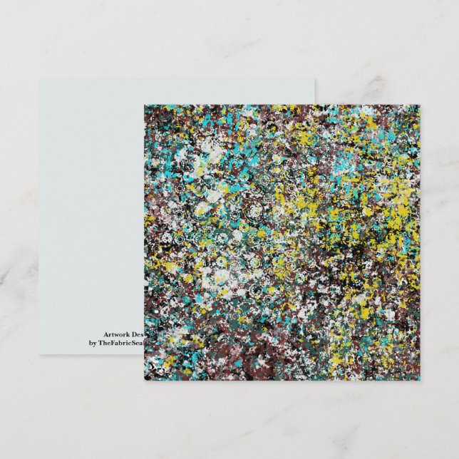 Cartão Geared Toward Abstract Art Design Lover (Frente/Verso)