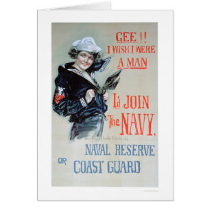 Cartão Gee!! Eu desejo que eu era um homem (US02281)