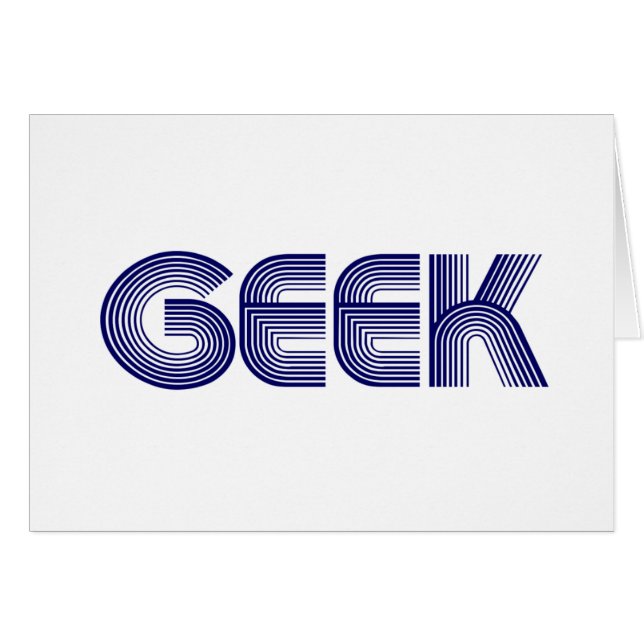 Cartão Geek (Frente Horizontal)