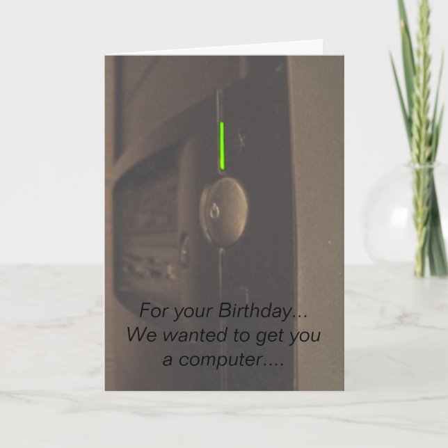 Cartão Geek do computador (Frente)