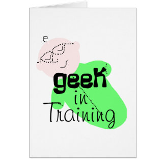 Cartão Geek no treinamento