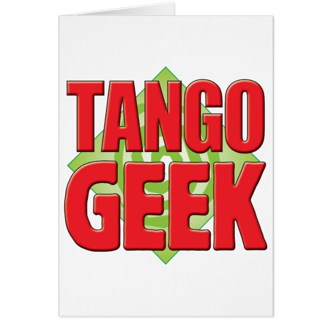 Cartão Geek v2 do tango (Frente)