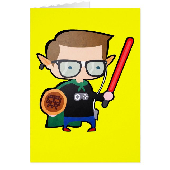 Cartão Geeky (Frente)