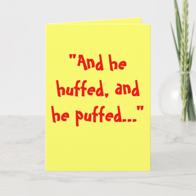 Cartão Geezer Fairy Tales (Frente)