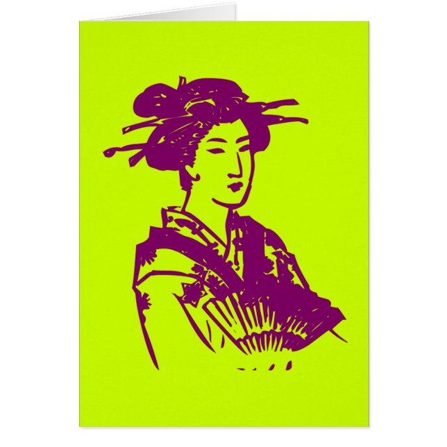 Cartão Geisha (Frente)