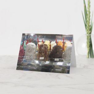 Cartão gelato greeting card