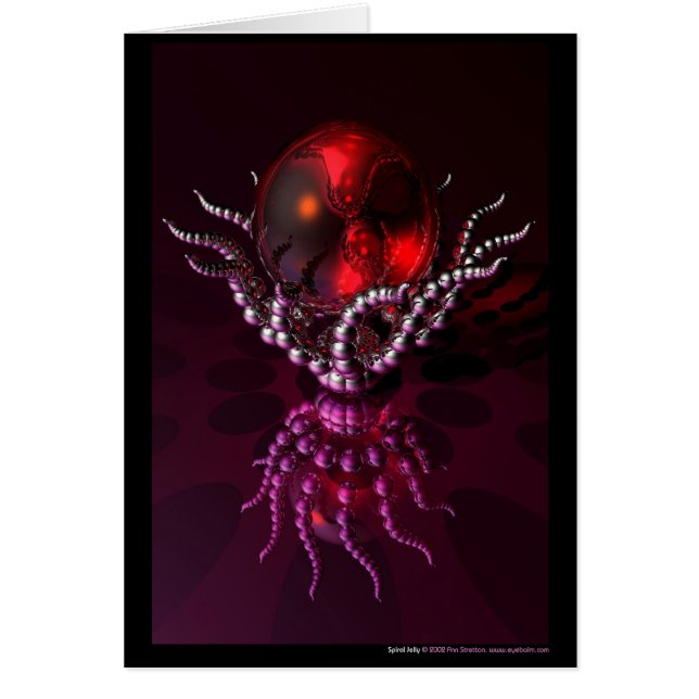 Cartão Geléia espiral (Frente)