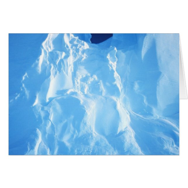 Cartão Gelo Antártico (Frente Horizontal)