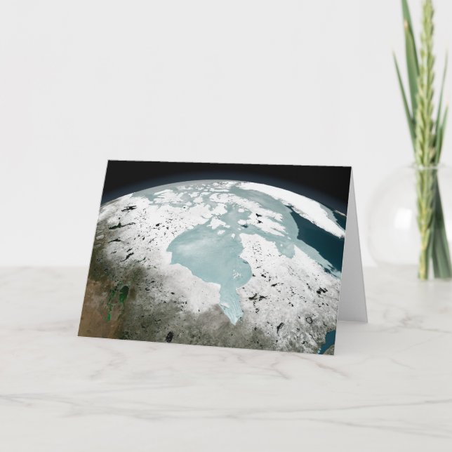 Cartão Gelo Da Baía De Hudson Em 29 De Abril De 2006. (Frente)