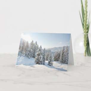 Cartão Gelo e neve Allgäu Bavaria Sul da Alemanha