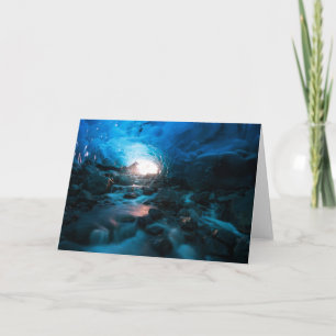 Cartão Gelo e neve Mendenhall Glacier, Juneau, Alasca