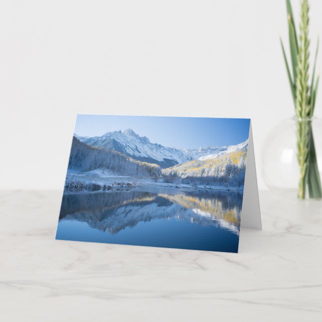 Cartão Gelo e neve | Silverton, Colorado (Frente)