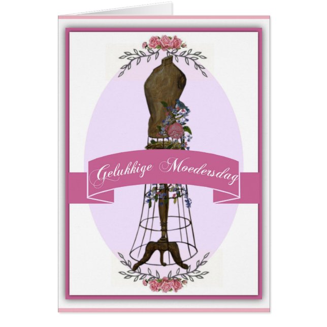 Cartão Gelukkige Moedersdag (Frente)