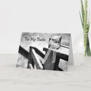 CARTÃO GÊMEO DE AMOR DO CRISSO