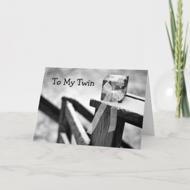 CARTÃO GÊMEO DE AMOR DO CRISSO (Frente)