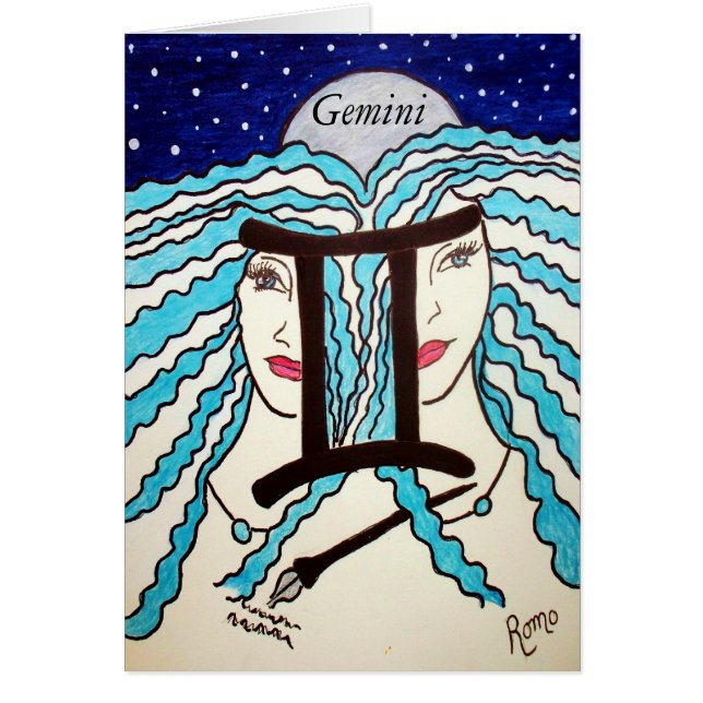 Cartão Gêmeos (Frente)