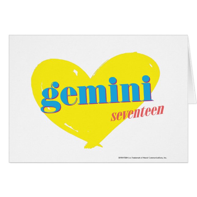 Cartão Gêmeos 3 (Frente Horizontal)