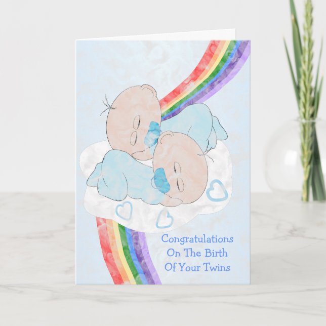 Cartão Gêmeos Novo Nascer (Frente)