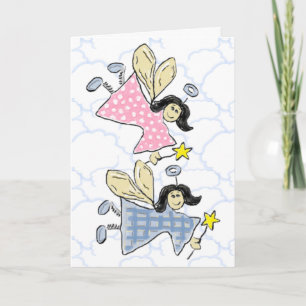 Cartão Gêmeos parabéns