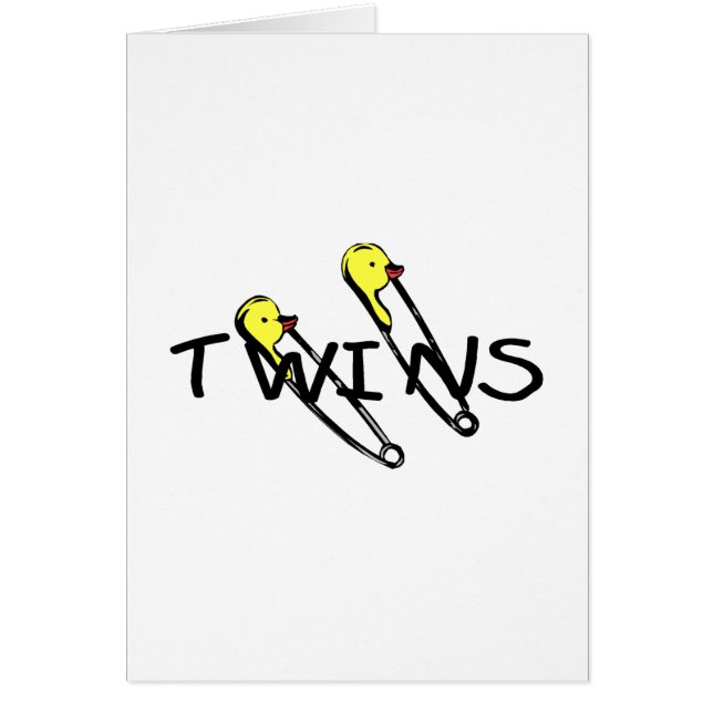 Cartão Gêmeos (pinos) (Frente)