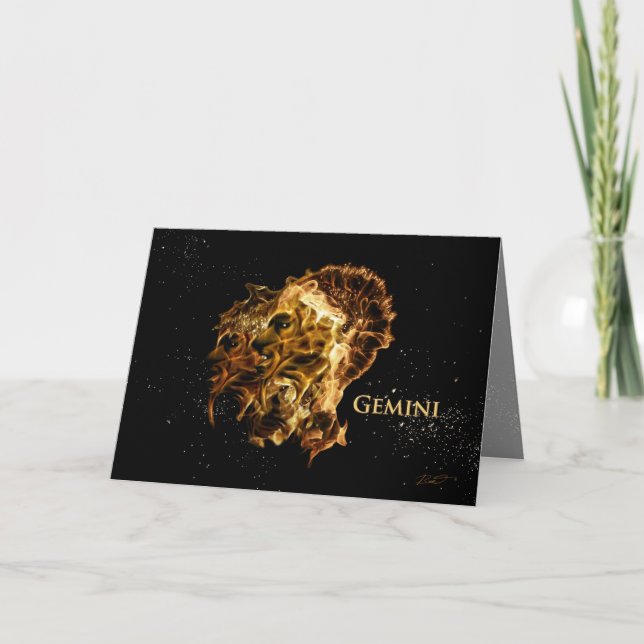 Cartão Gemini-Greeting Card (Frente)