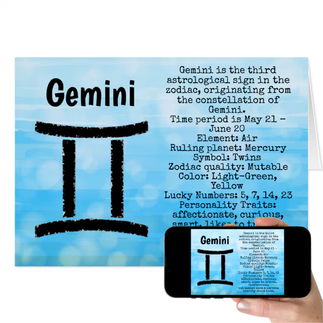 Cart o Gemini S mbolo Feliz Anivers rio Horosc pio Zodiac Zazzle