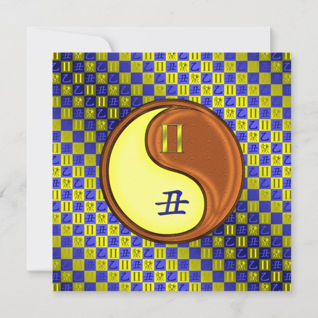 Cartão Gemini & Wood Ox (Frente)