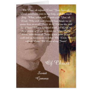 Cartão Gemma Doce Do Cristo