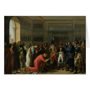 Cartão General Bonaparte Giving uma espada ao