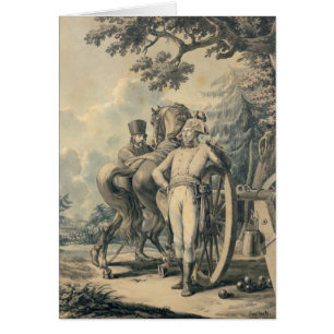 Cartão General Jean Vencedor Moreau